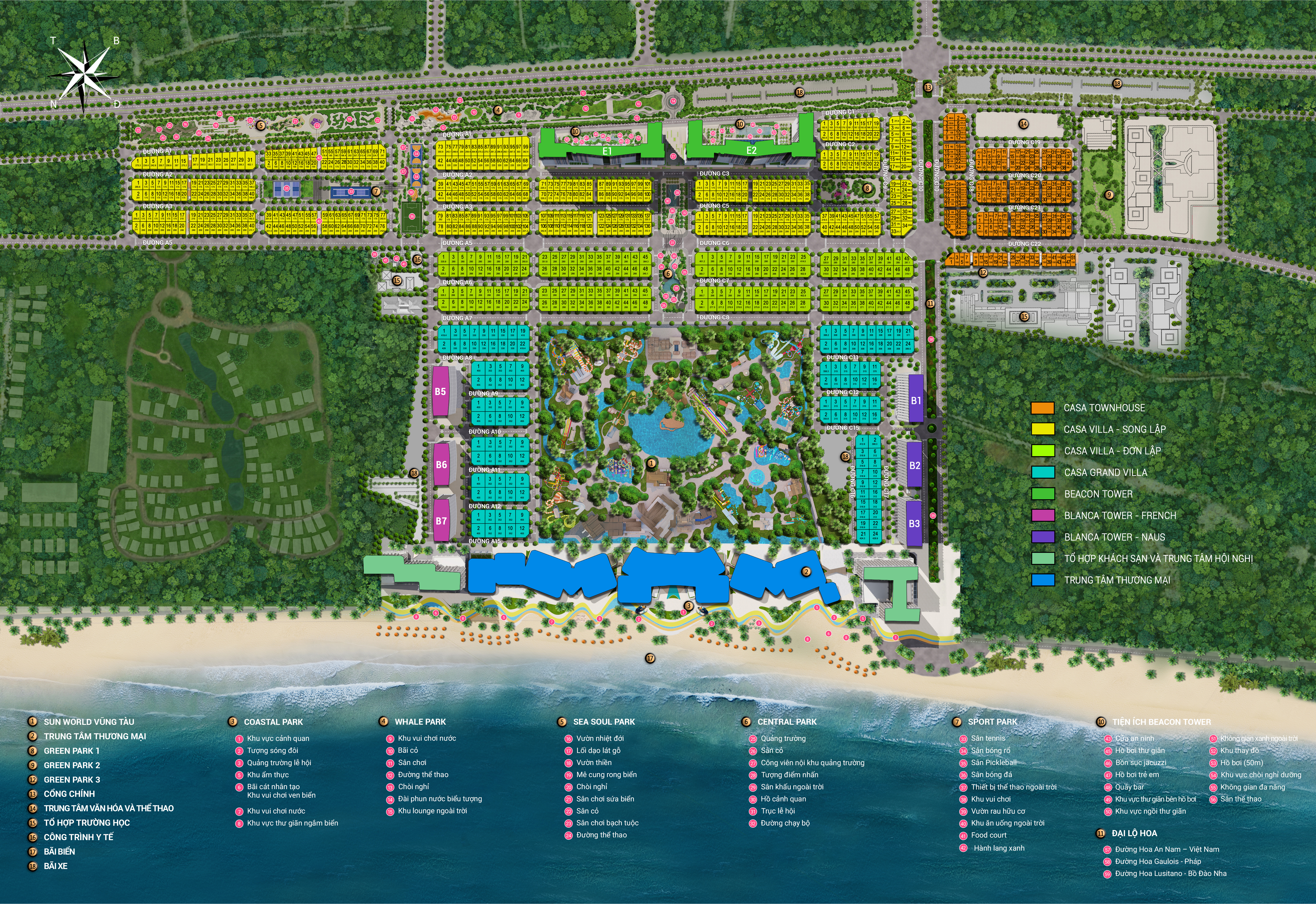Mặt bằng Blanca City Vũng Tàu Mặt bằng Blanca City Vũng Tàu