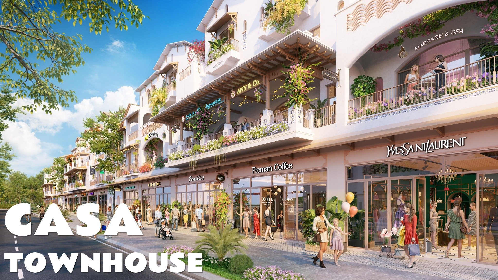 Nhà phố Blanca City tọa lạc tại mặt tiền đường 3/2 Nhà phố Blanca City tọa lạc tại mặt tiền đường 3/2