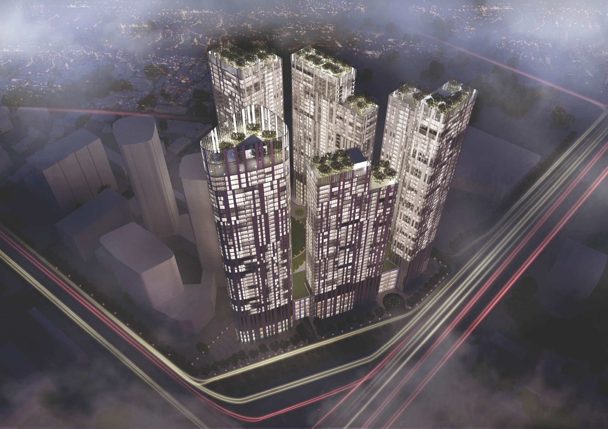 Phối cảnh dự án Sun Grand City Cầu Giấy