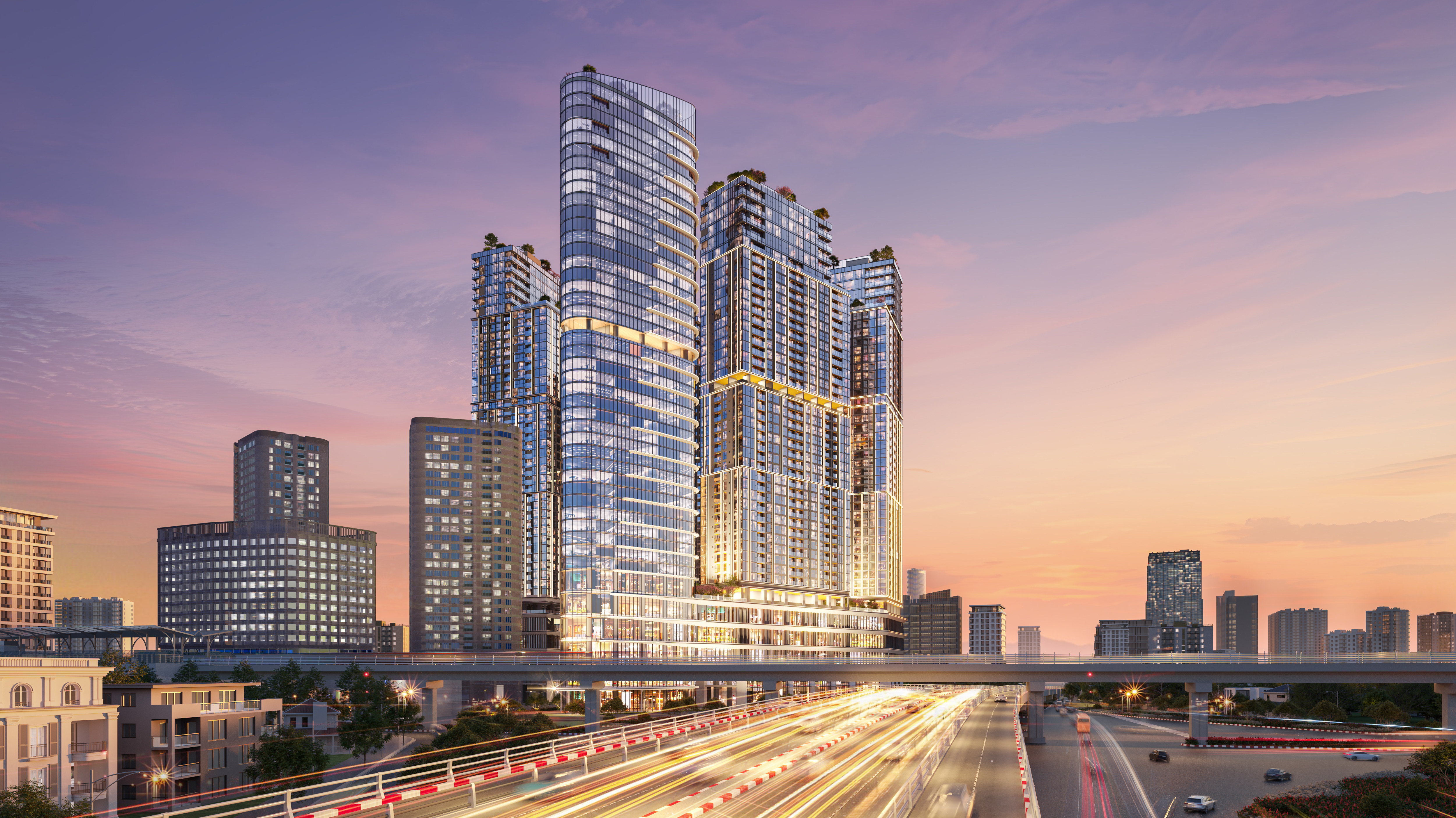 Sun Feliza Suites với 5 tòa tháp 43-45 tầng giữa trung tâm quận Cầu Giấy Sun Feliza Suites với 5 tòa tháp 43-45 tầng giữa trung tâm quận Cầu Giấy
