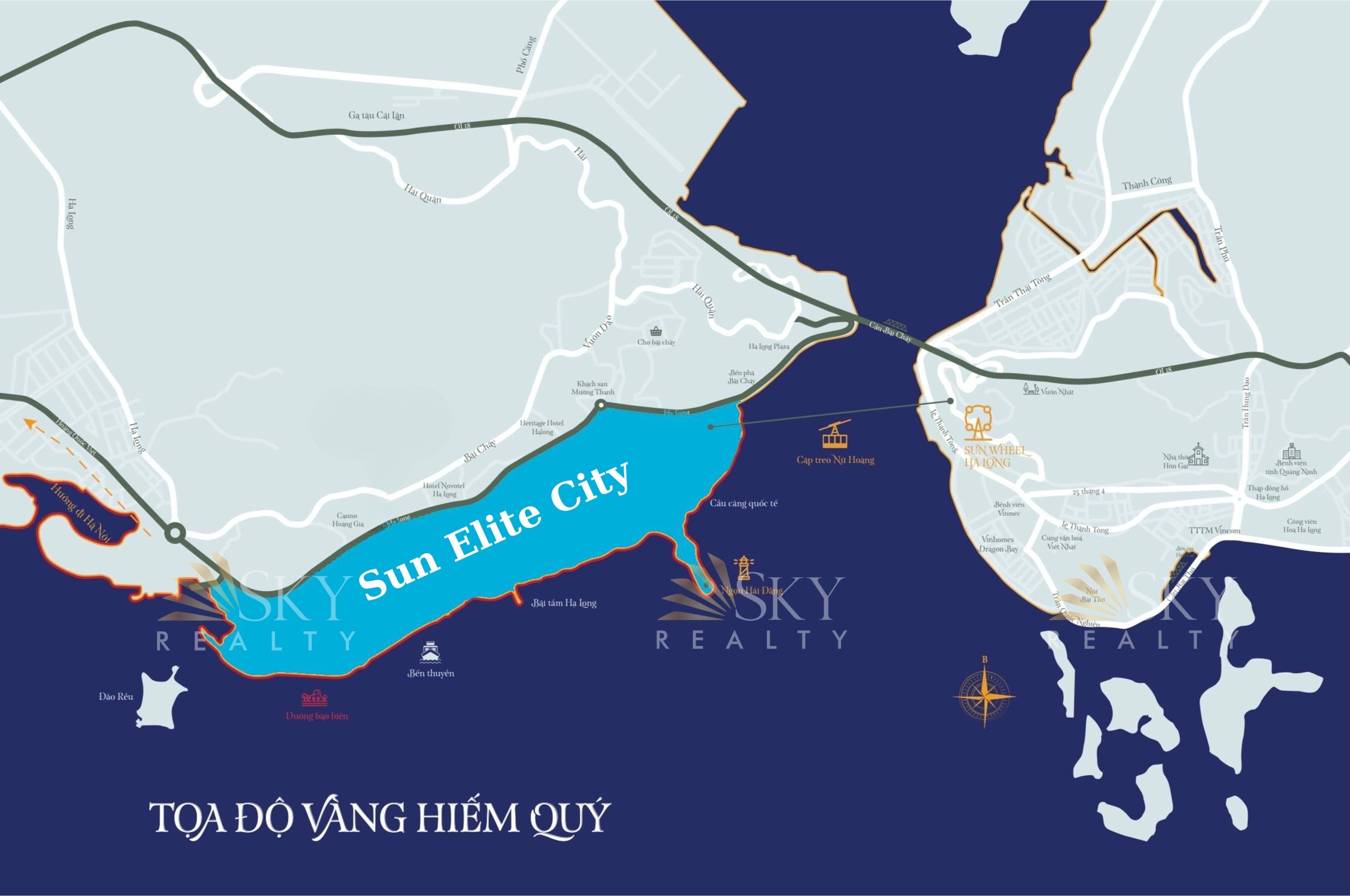 Vị trí Sun Hạ Long