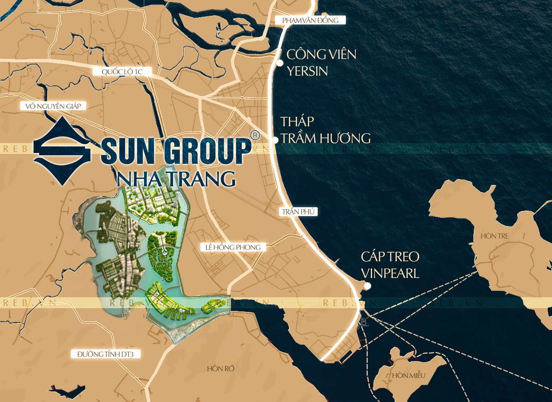 Vị trí chiến lược dự án Sun Group Nha Trang – Lợi thế sinh lời vượt trội