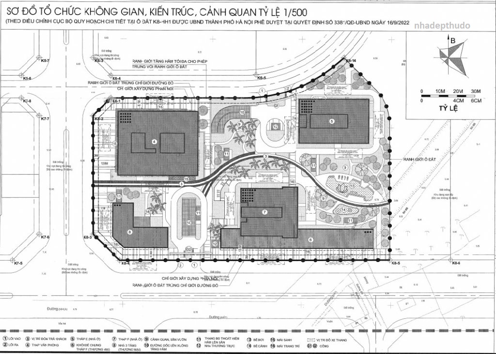 Sơ đồ tổ chức không gian, cảnh quan Sơ đồ tổ chức không gian, cảnh quan