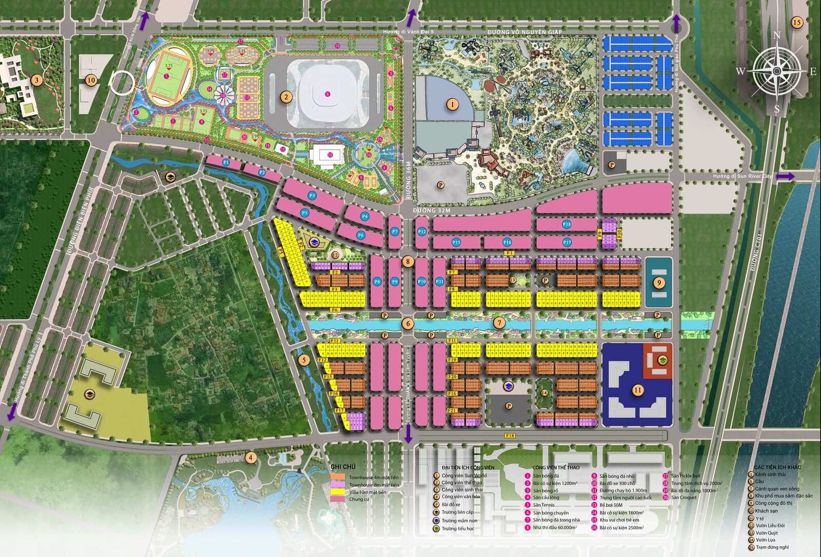 Mặt bằng quy hoạch tại Flora Avenue Mặt bằng quy hoạch tại Flora Avenue