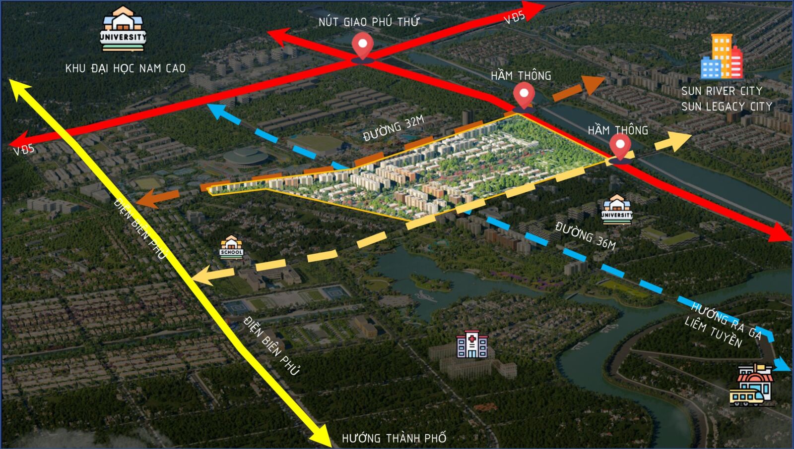 Vị trí chiến lược – Tâm điểm giá trị Vị trí chiến lược – Tâm điểm giá trị