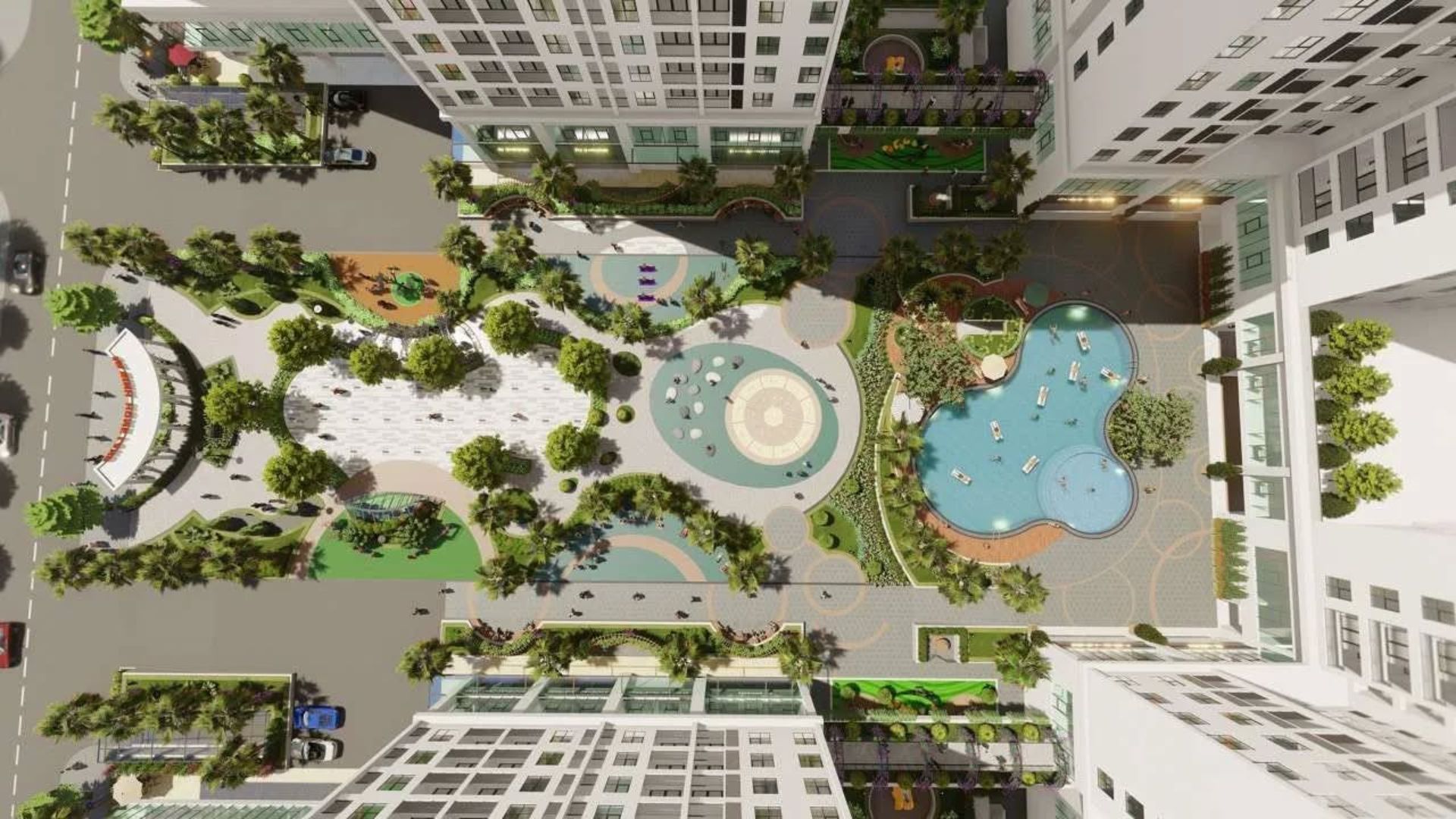 Tổng thể tiện ích nội khu An Binh Homeland