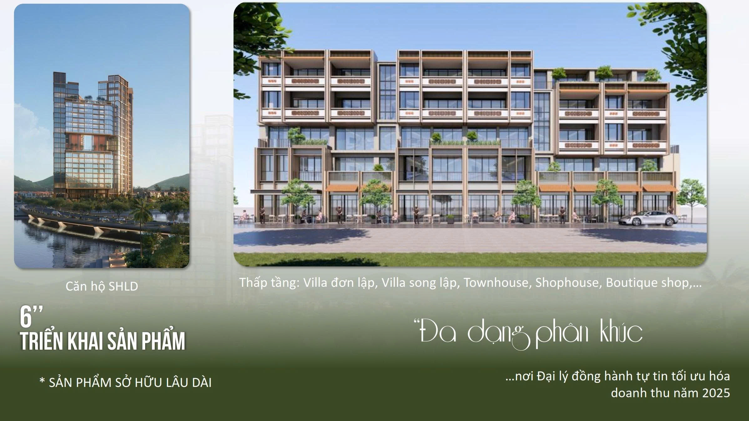 Loại hình sản phẩm Sun Group Nha Trang