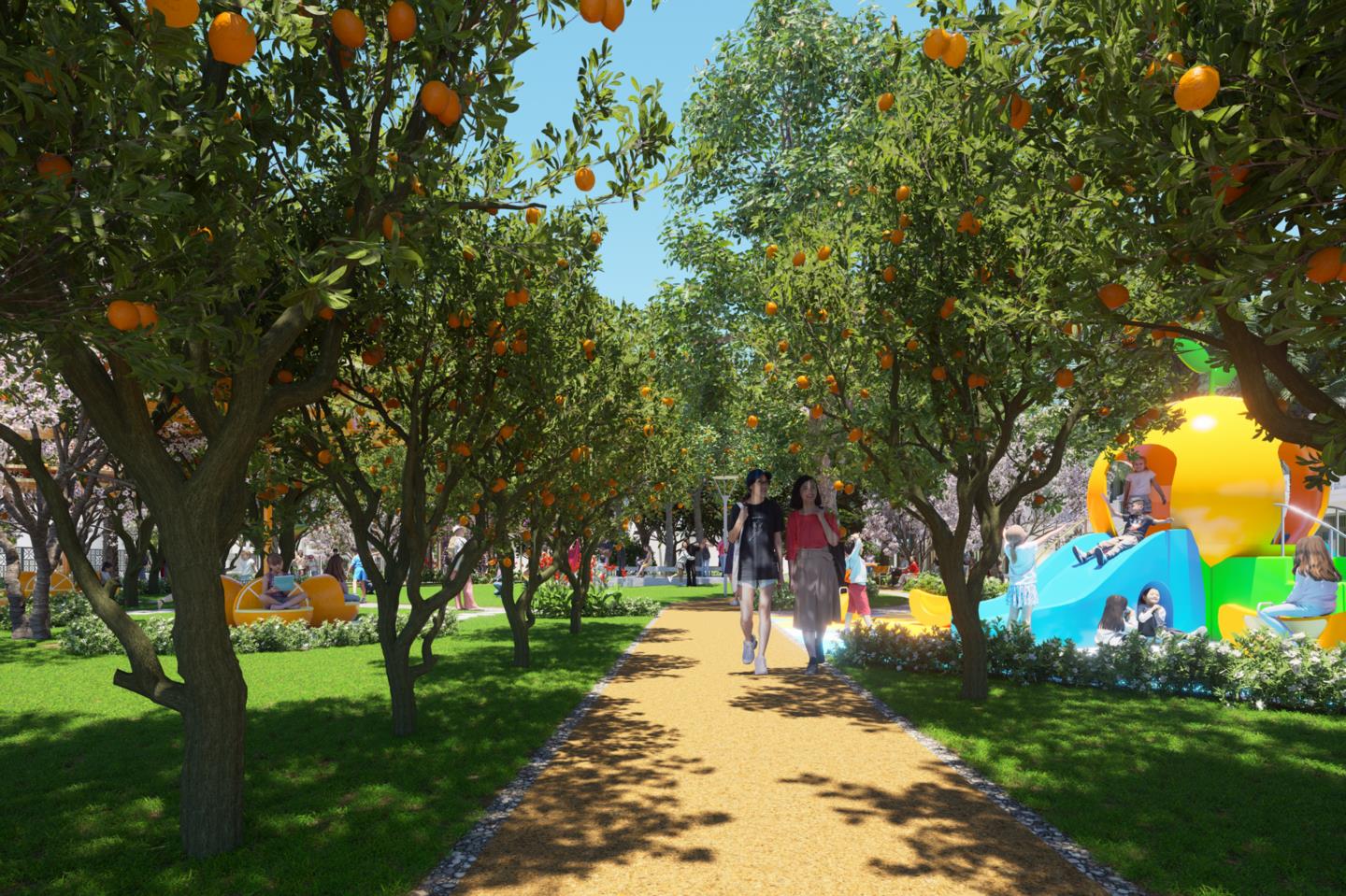 Hệ thống tiện ích tại phân khu Flora Avenue rất vượt trội