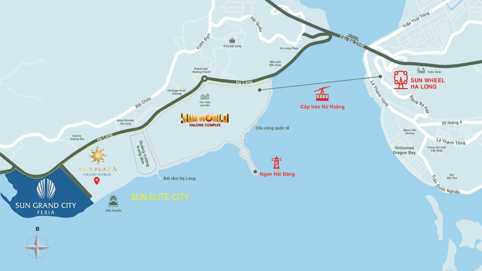 Vị trí Sun Elite City Vị trí Sun Elite City