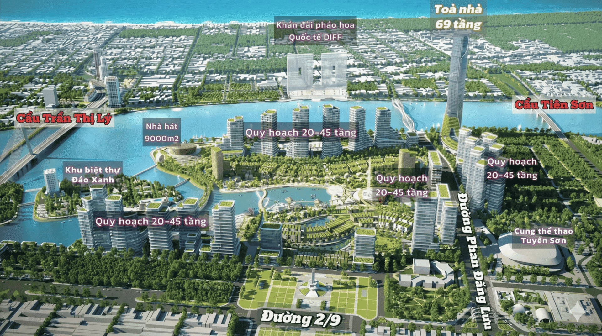 Mô tả quy mô dự án Danang Downtown