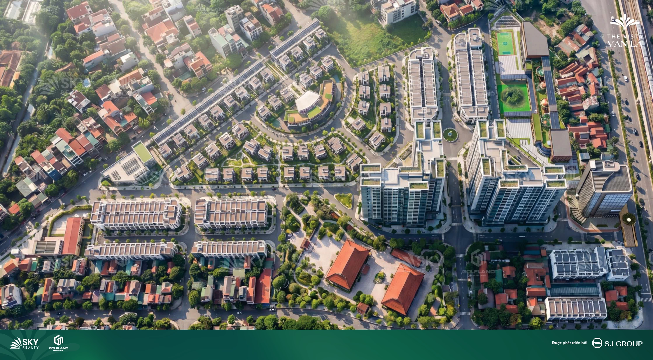 Tổng thể dự án The Vista Văn La Tổng thể dự án The Vista Văn La